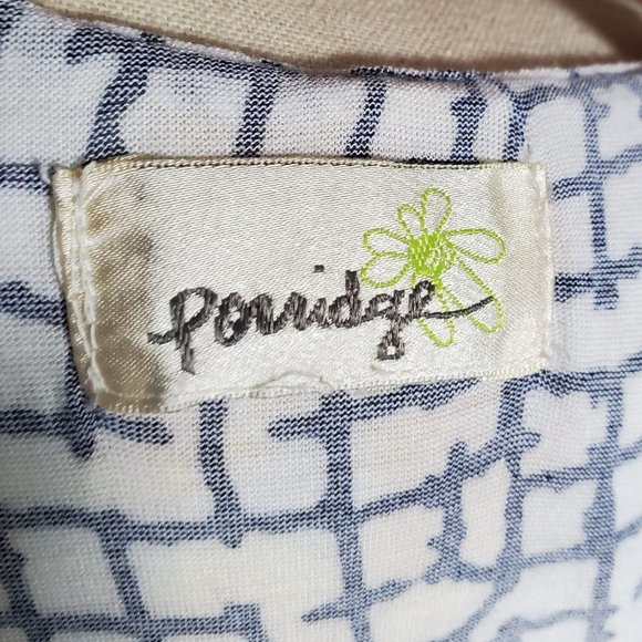 Anthropologie Lemon & Checks Swing Split Back Top - Picture 6 of 10